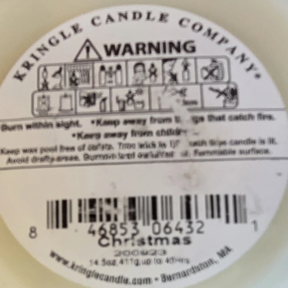 🔺️🆕️🔺️Kringle Candle-Christmas